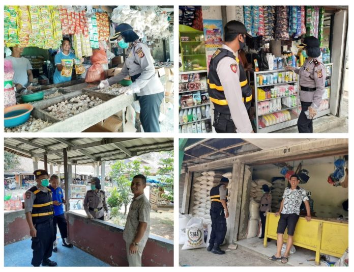 Kapolsek Ciampea Sidak Toko dan Agen Sembako, Dampak Penyebaran Virus Corona