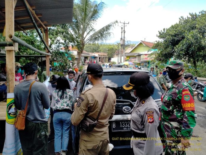 Memutus Rantai Virus Corona Covid -19 Dengan Bentuk Pos Siaga Polsek Ciampea