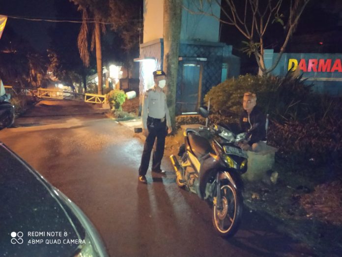 Giat Patroli Malam Polsek Ciampea Untuk Cegah Kriminalitas.