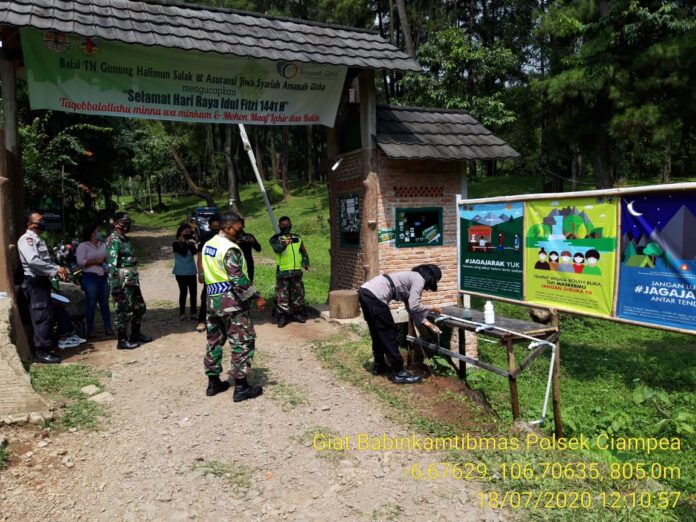 Kapolsek Ciampea Sambang Tempat Wisata.