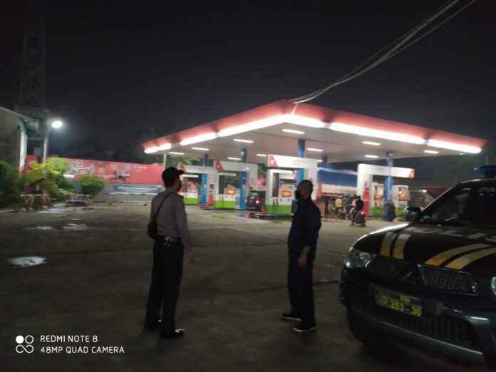 Polsek Ciampea Patroli Malam Jaga Kamtibmas di Tengah Wabah Covid-19.