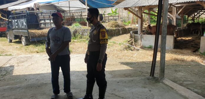 Giat silaturahmi Bhabinkamtibmas Polsek Ciampea Kepada Warga Binaan.
