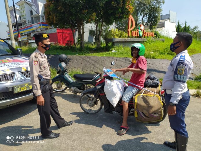Operasi Yustisi, Polsek Ciampea Tegakan Protokol Kesehatan.